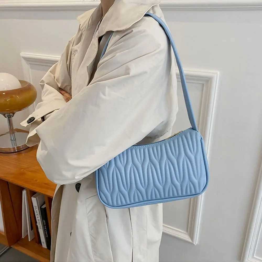 Fashion Women Handbag PU Leather Shoulder Bags Female Casual Solid Color Messenger Bag for Women Luxury Underarm BagXJ250512