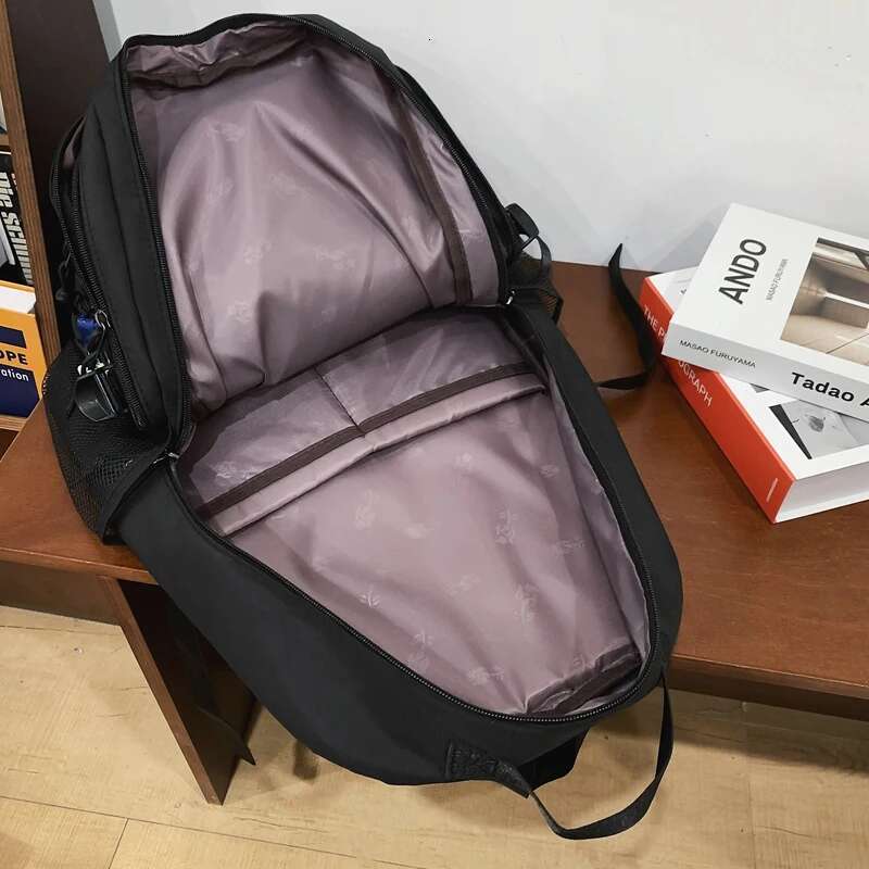Backpack for junior high school college students, new fashion backpack, trending ins, large capa