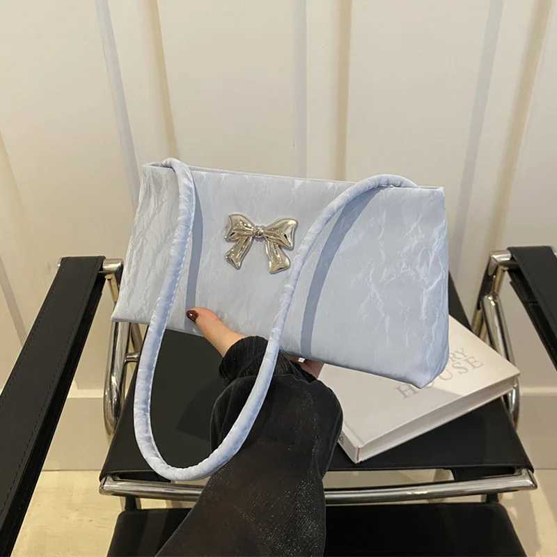 Fashion Bow Decoration Womens Shoulder Bag For Daily Used Square Casual Ladies Handbags Designer Underarm BagsW250512