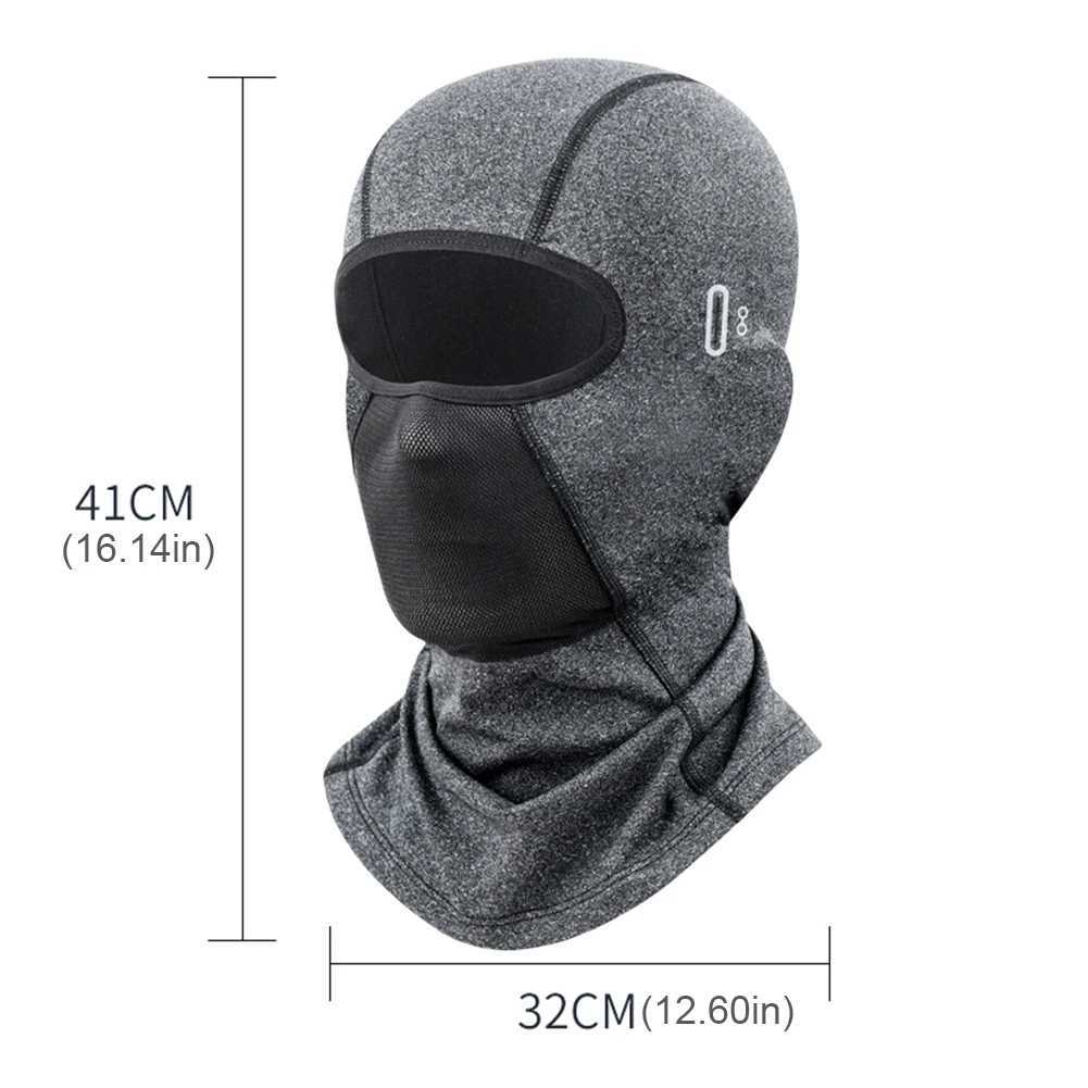 Thermal Winter Scarf Mask Windproof Bicycle Motorcycle Balaclava Fleece Neck Warmer Hood Breathable for Extreme Cold WeatherW250512