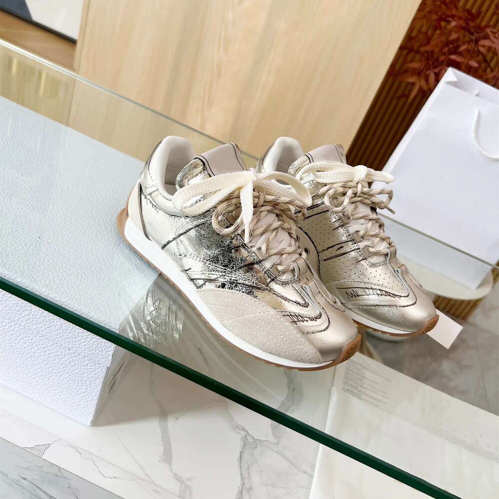 Women Size35-46 Genuine Leather Couple Graffiti Sneakers Natural Cow Suede Sports Flats Designer Shoes Zapatillas De Mujer
