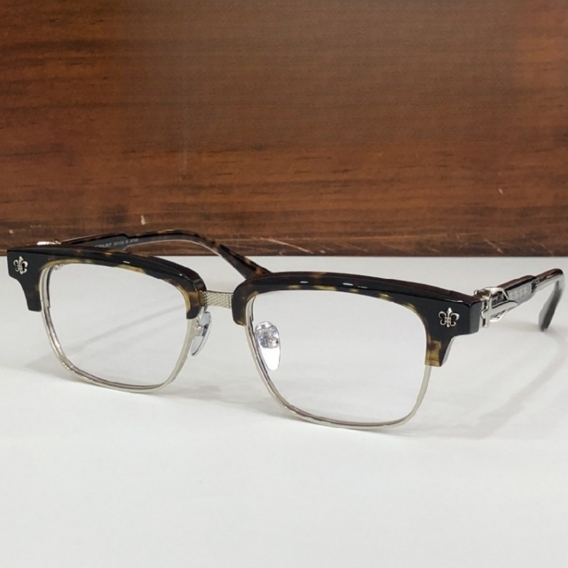 High Quality Men optical glasses Classic Luxury Designer Women eyeglass Titanium Punk Business Design Prescription Spectacle Frames with box 8206 SIZE