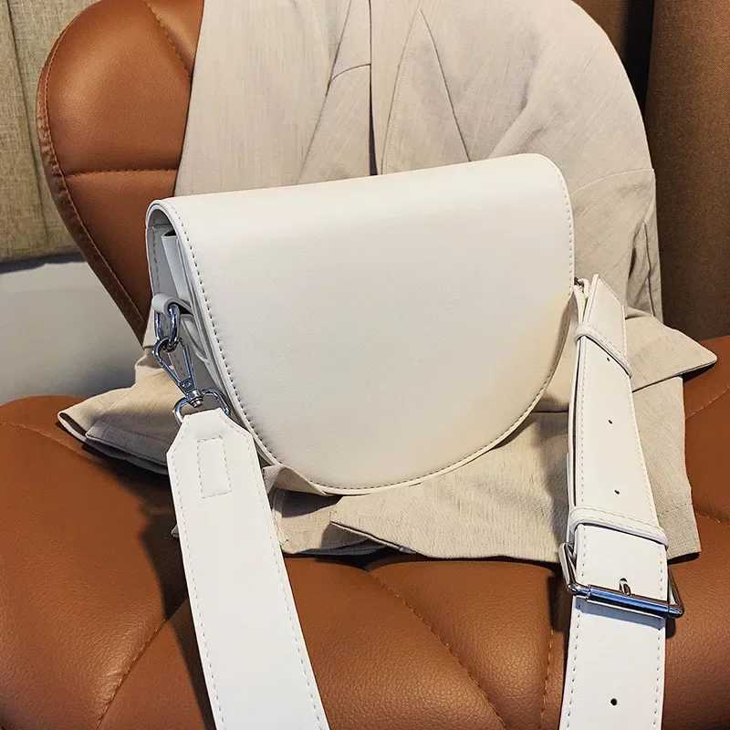 Solid Saddle Bag High Quality Shoulder Designer Bags for Women 2025 New Simple Ladies Crossbody Bag Handbags Z250512