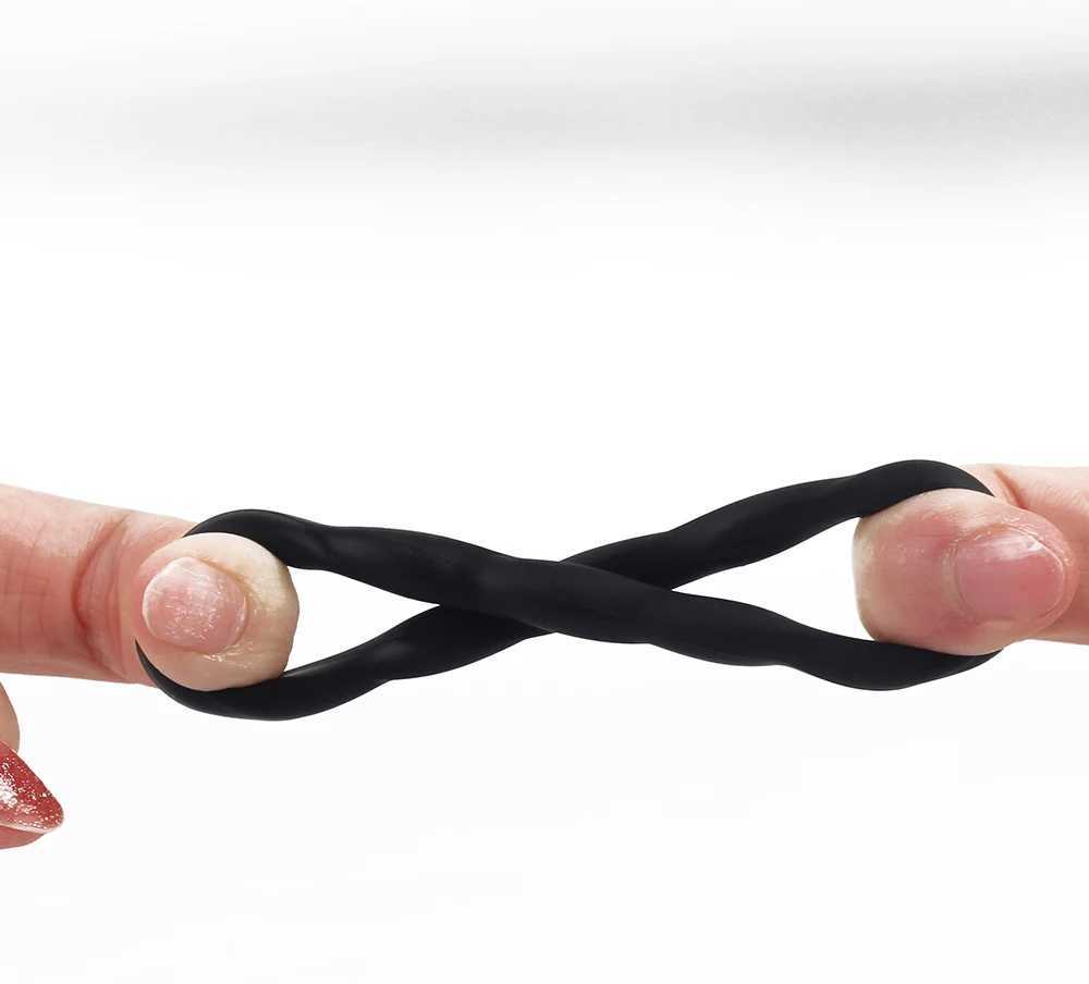 3Pcs/Set Silicone Cock Ring For Man Delayed Ejaculation Sex Shop Penis Rings For Dick Erection Sex Toys For Male Adults Supplies W250512