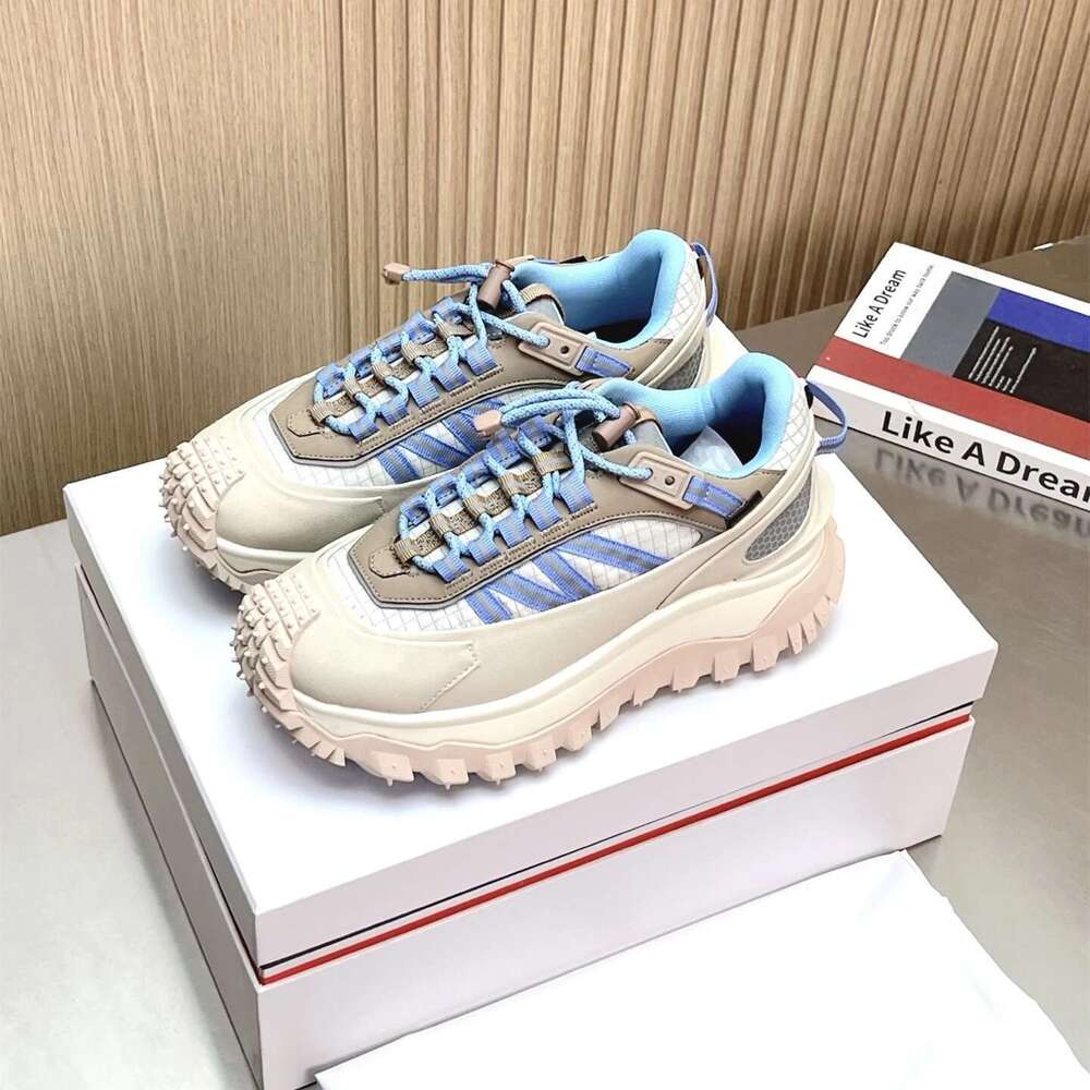 Women Size35-45 Genuine Leather Couple Sneakers Flat Platform Sports Mixed Colors Flats Designer Shoes Zapatillas De Mujer