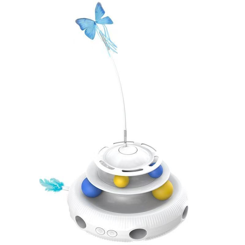 Electric Cat Toy Spinner - Interactive Pet Playtime Fun