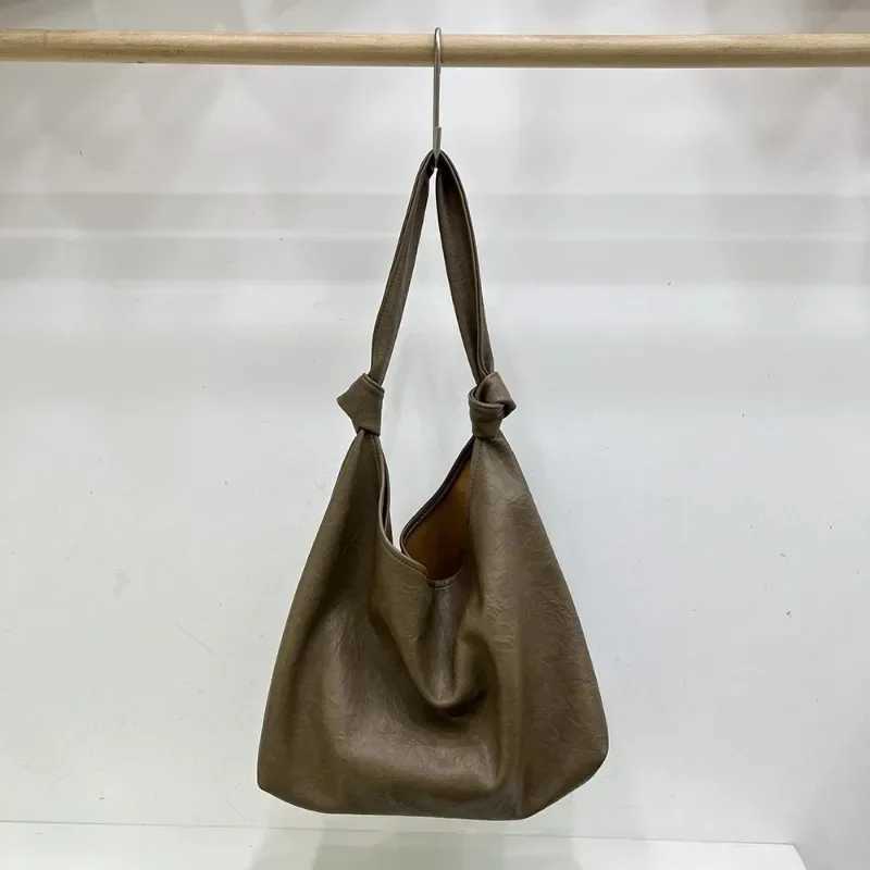 Big Black Shoulder Bags for Women Large Hobo Shopper Bag Solid Color Quality Soft Leather Crossbody Handbag Lady Travel Tote BagW250512
