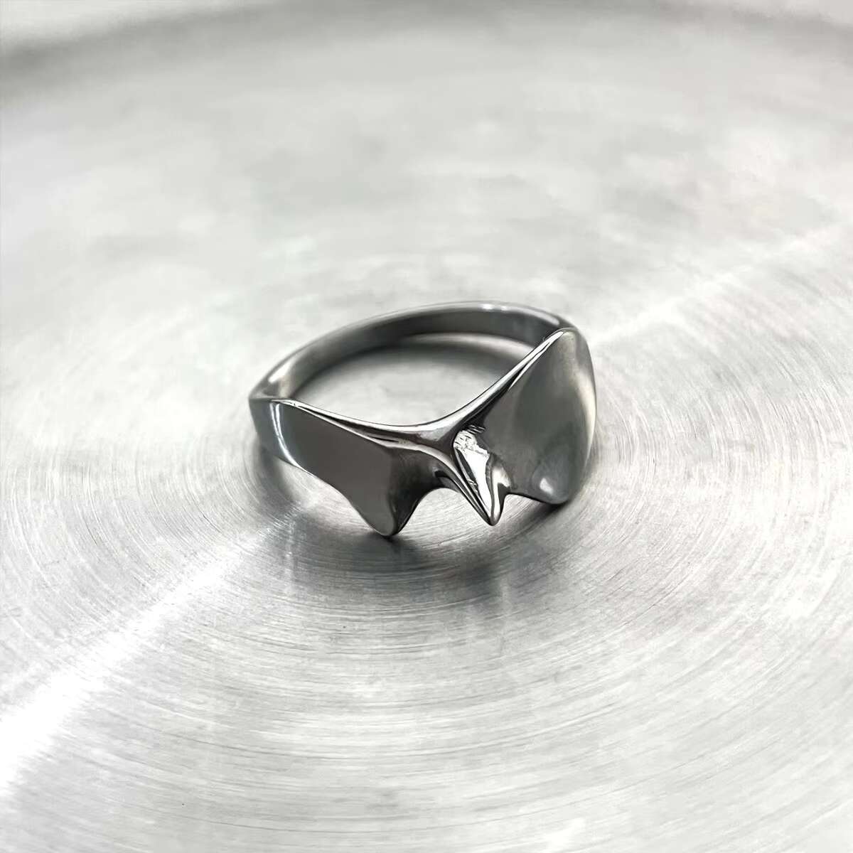 VAF Irregular Shape Anel Masculino Anillos Para Hombre Acero Inoxidable Stainless Steel Irregular Ring for Men Women