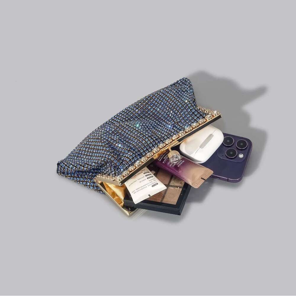 Fashion Rhinestone Clutch Bag For Women Shinny Dias Evening Party Purses