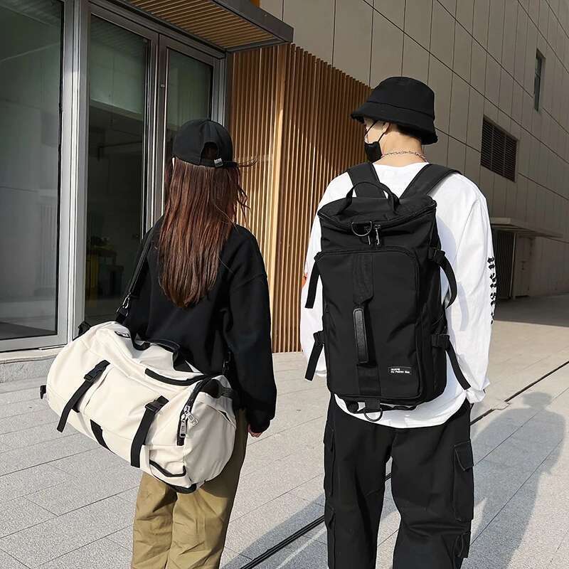 Men Large Travel Shoulder Bag Waterproof Sport Duffle Backpack Outdoor Lage Pack Trip Bucket Rucksack Function Mochila Xa380c