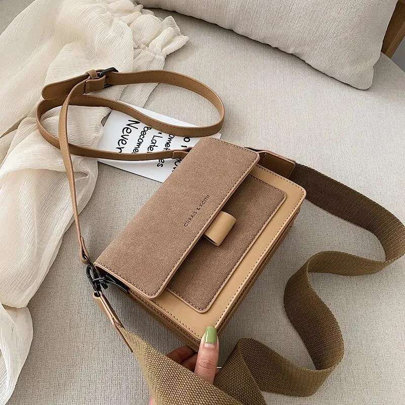 Shoulder Bags 2024 Women Bag Trend Crossbody For Brand Flap Simple Ladies Purse Handbags