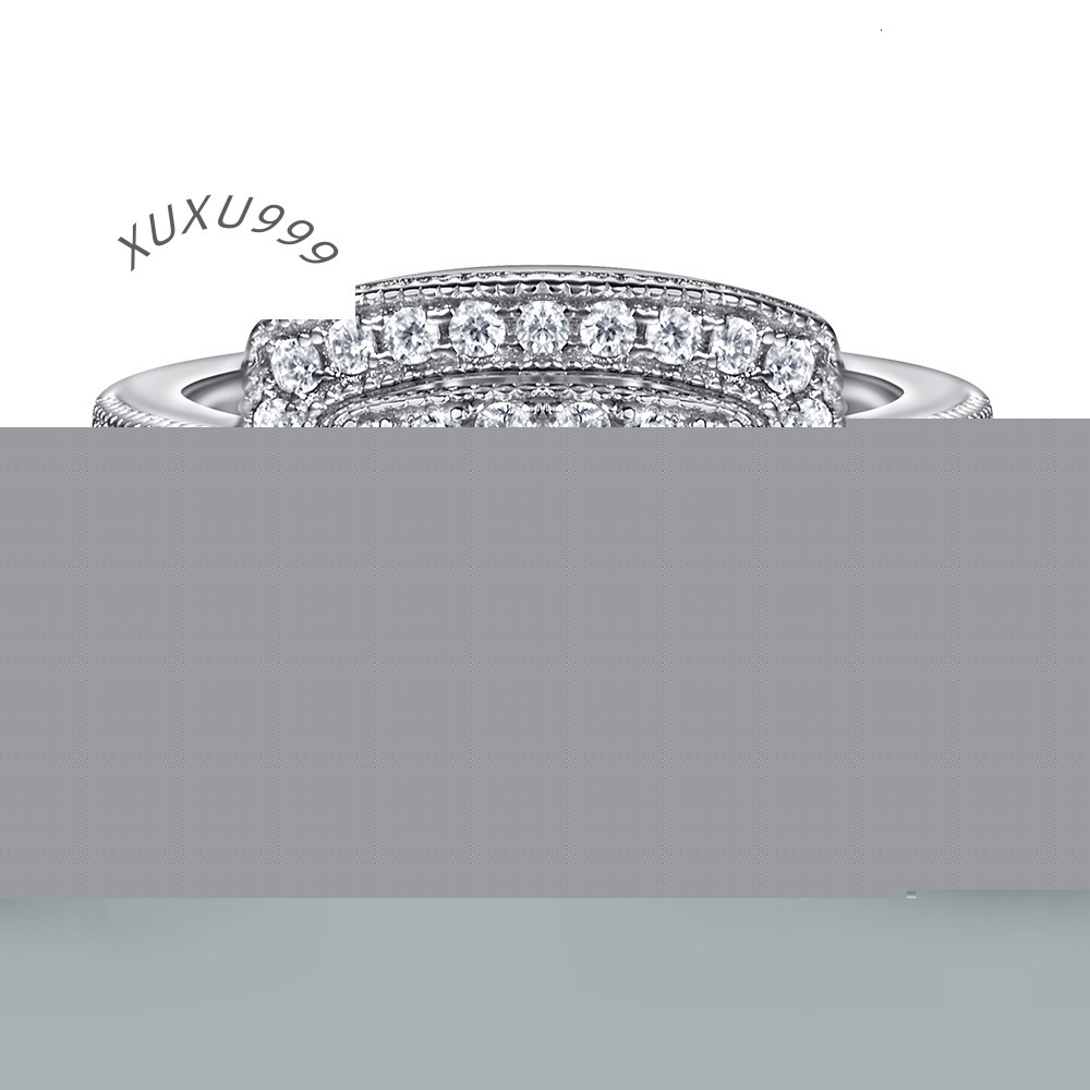 925 Sterling Silver Square Diamond Engagement Wedding Ring Set Trendy Couple Jewelry Rhodium Plating Zircon Cut Stone Gift Party