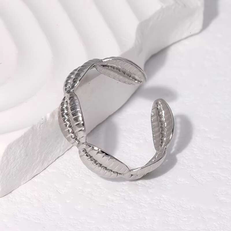 BM Fashion Non Tarnish 18k Gold Stainless Steel Shell Shape Rings