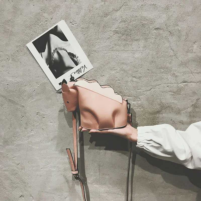 Fun Unicorn Dinosaur Design s Shoulder Bag Fashion Purses and Handbags Animal Style Crossbody Bag for Women Cute Clutch Bag Z250512