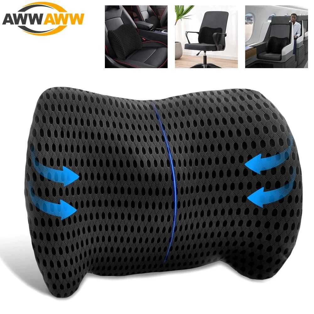 Memory Foam Lumbar Support Pillow for Lower Back Pain Relief for Car Seats Office Chairs Gaming ConsolesSofasReclinersBedsW250512