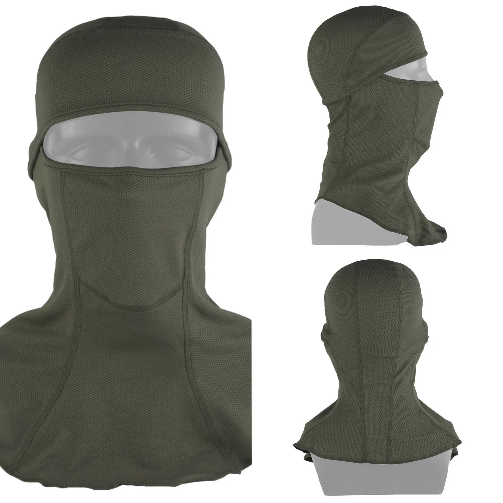 Balaclava Cycling Full Face Mask Outdoor Sports Hunting Hiking Skiing Mask Motorcycle Helmet Inner Cap Tactic Breathable HeadgearW250512