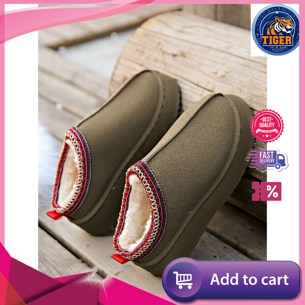 Ddmytiger Cotton Large Size Shoes For Women S Fashion Warmth And Comfort Snow Outdoor Shoes