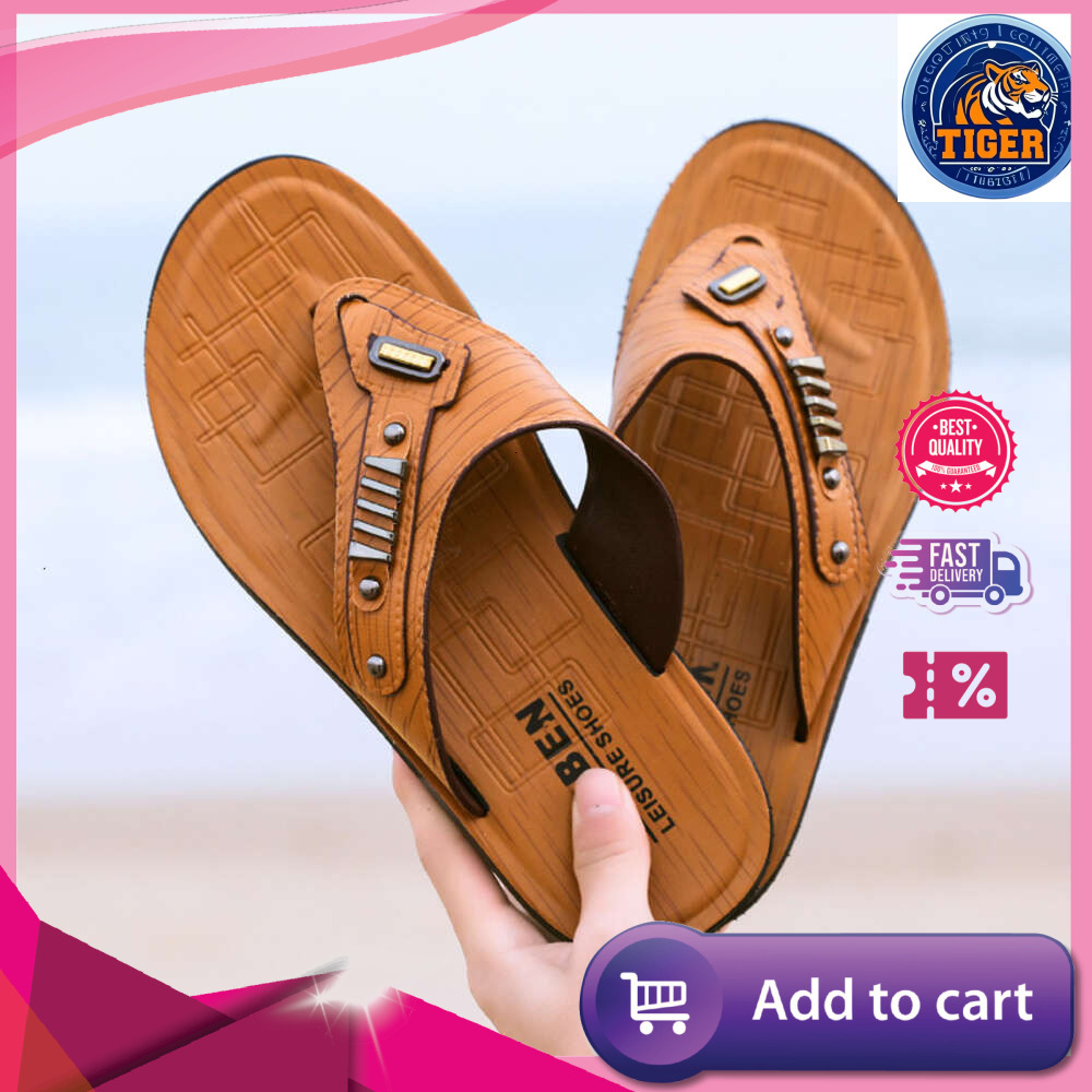 Ddmytiger Fashionable Men S With Flops Flat Bottomed Shoes Lightweight And Soft Soled Flip For Beach Sports Outdoor Shoes
