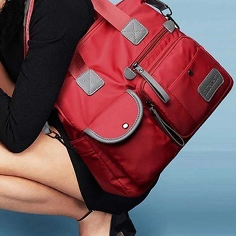 New Ladies Tote Bag Fashion Nylon Waterproof Casual Shoulder Mummy Bag Large Capacity Messenger BagsXJ250512