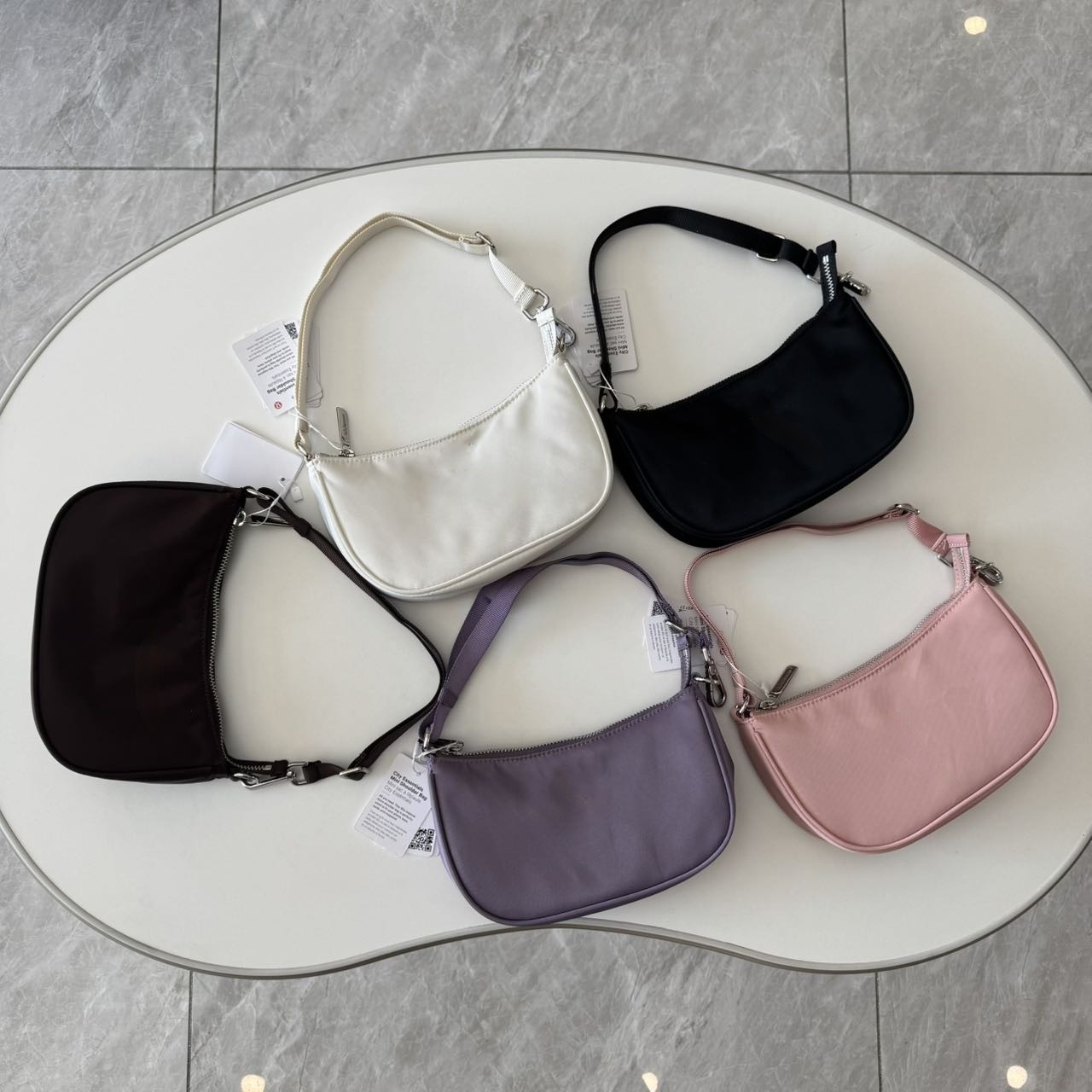 2025 Women Mini Shoulder Bag Women Lady Shopper Bags Portable Handbags With Zipper Outdoor Bags