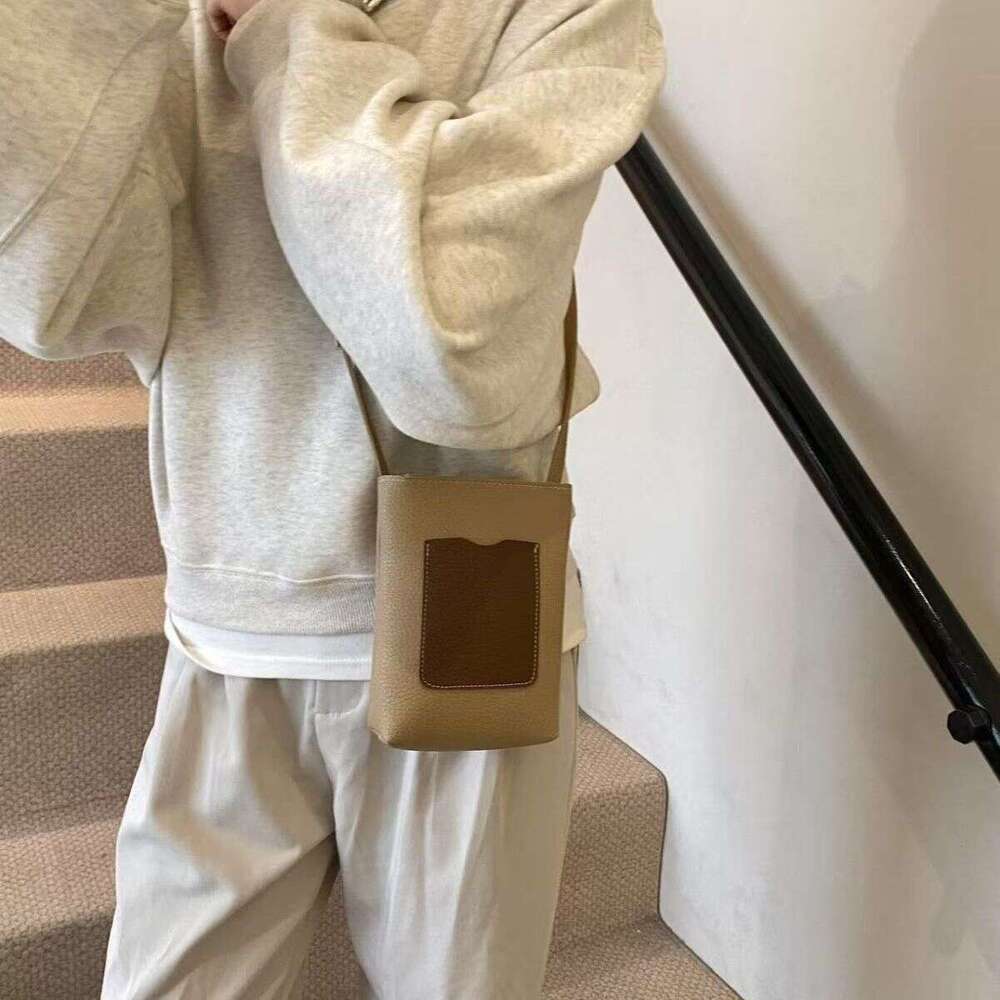 Mini New Style Small and Versatile Texture Single Shoulder Litchi Phone Fashion Crossbody Bag