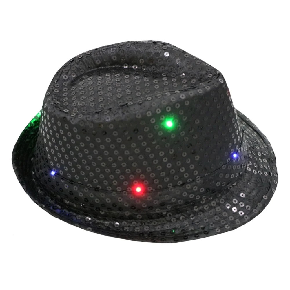 Luminous Adult Jazz Hat 9 Lantern Stage Performance Led 250512