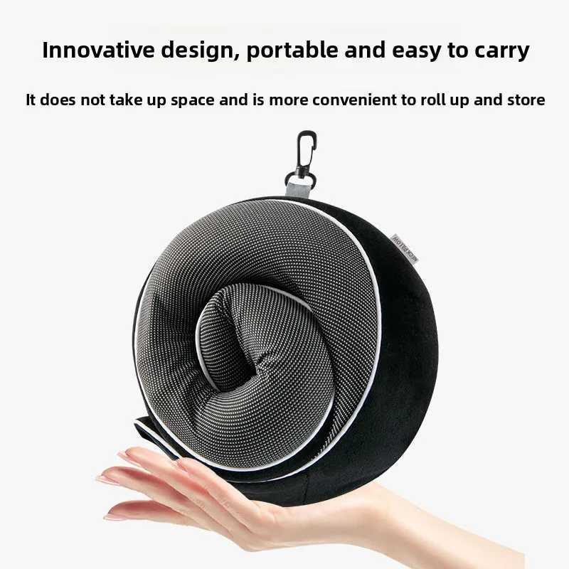 Brand New Neck Soft Care U-shaped Bluetooth Music Pillow Air Flight Multifunctional Travel Memory Foam PillowW250512