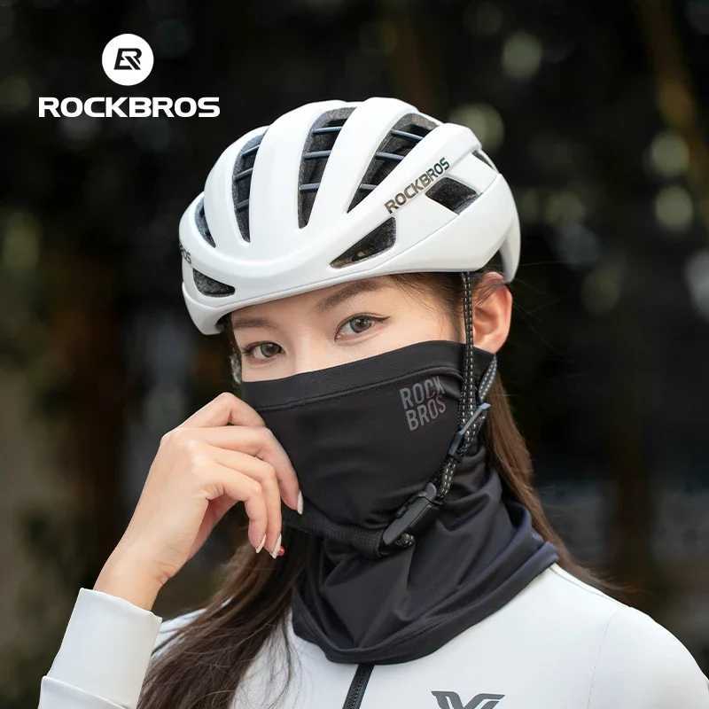 ROCKBROS Winter Mask Balaclava Hiking Warm Cycling Scarf Fleece Neck Scarf Camping Bicycle Face Mask Breathable Windproof ScarfW250512