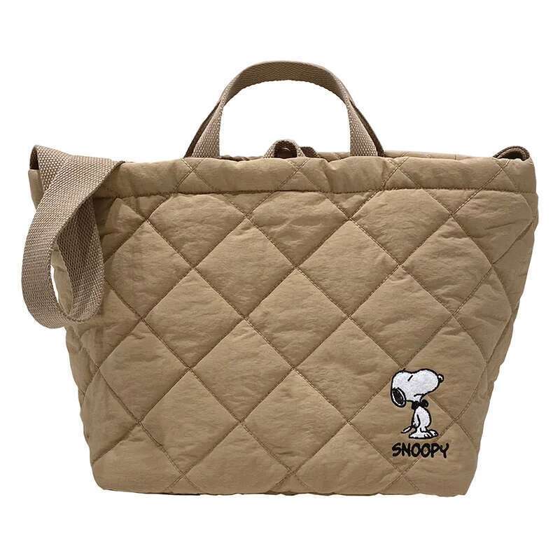 New Checkered Crossbody Cartoon Cute Large Capacity Single Shoulder Handbag Commuter Tote Bag