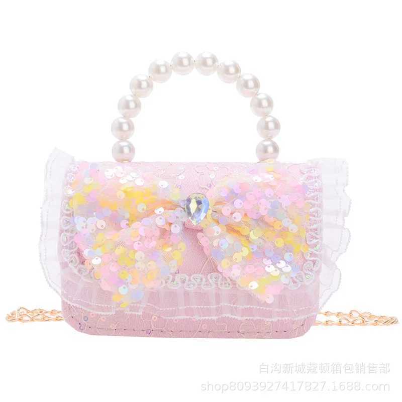 Accessory bag fashionable crossbody bag s pearl handbag princess handbag small fragrance style coin purse Z250512