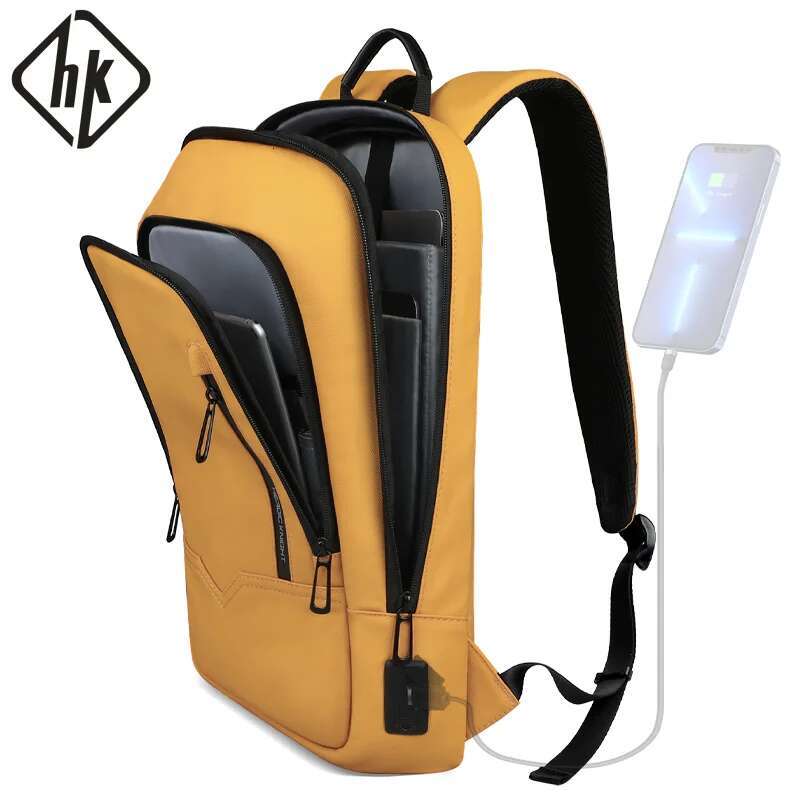 HK Multifunctional Women's Bags Waterproof 15.6 inch Laptop with USB Lightweight Travel Business Backpack for Women