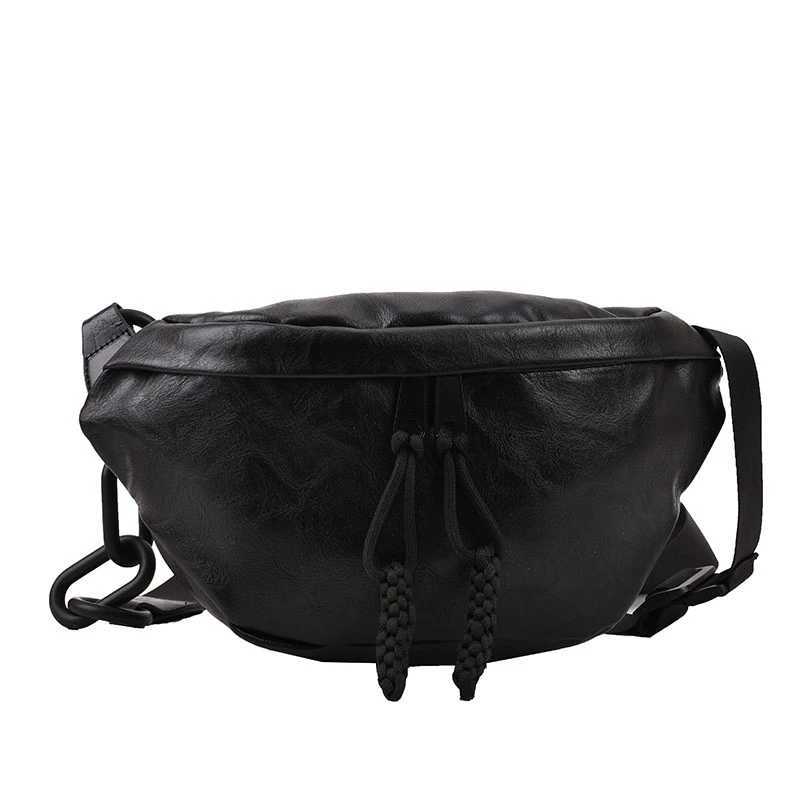 Fashion Soft PU Leather Waist Bag Ladies Fanny Pack High quality Shoulder Belt Purse Bags Fashion Designer Crossbody Chest BagsXJ250512