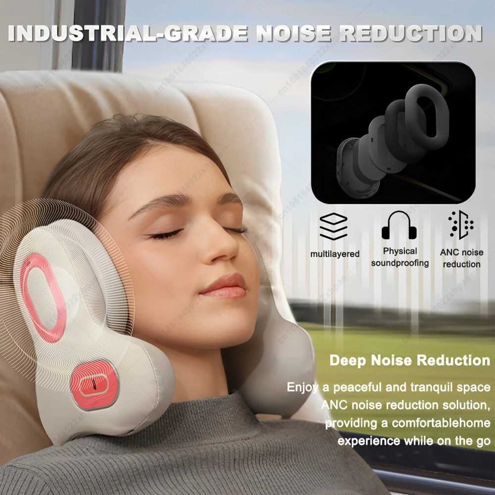 Electric Neck Massager 3-in-1 Bluetooth music infrared heat Massage U Shape Memory Foam Relieve Shoulder Neck PainW250512
