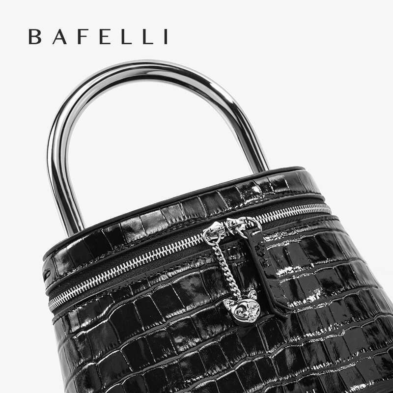 BAFELLI 2025 Women's NEW EVENING PARTY HANDBAG ORIGINAL DESIGNER FASHION BRAND GENUINE LEATHER BAGS CROSSBODY PURSE