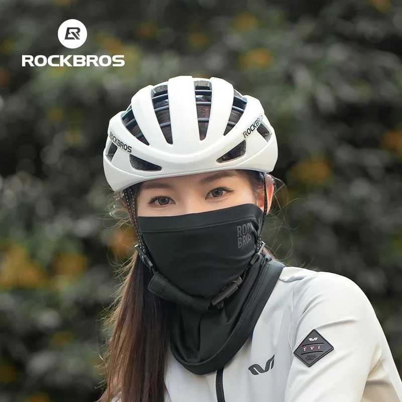 ROCKBROS Winter Mask Balaclava Hiking Warm Cycling Scarf Fleece Neck Scarf Camping Bicycle Face Mask Breathable Windproof ScarfW250512