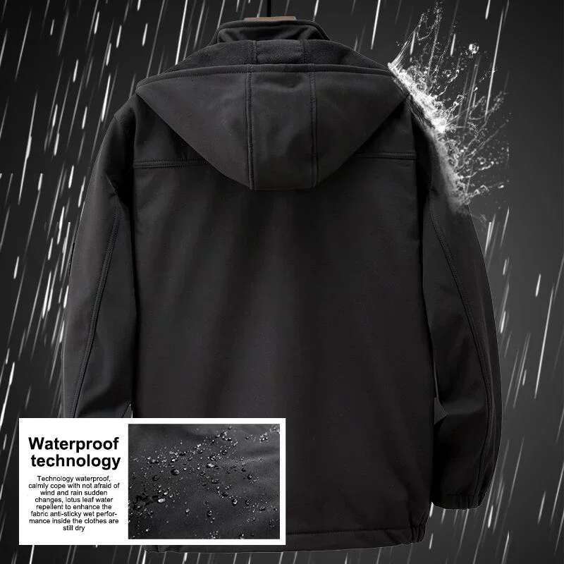 Men's Winter Autumn Work Men Sportswear 2 Piece Set Sporting Suit Jacket+Pant Sweatsuit Male Fashion Clothes Brand Tracksuit