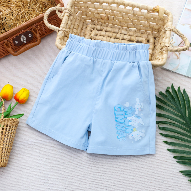 DISNEY Frozen Princess Elsa kids designer clothes Girls' shorts summer children's clothes shorts cartoon printed cute.