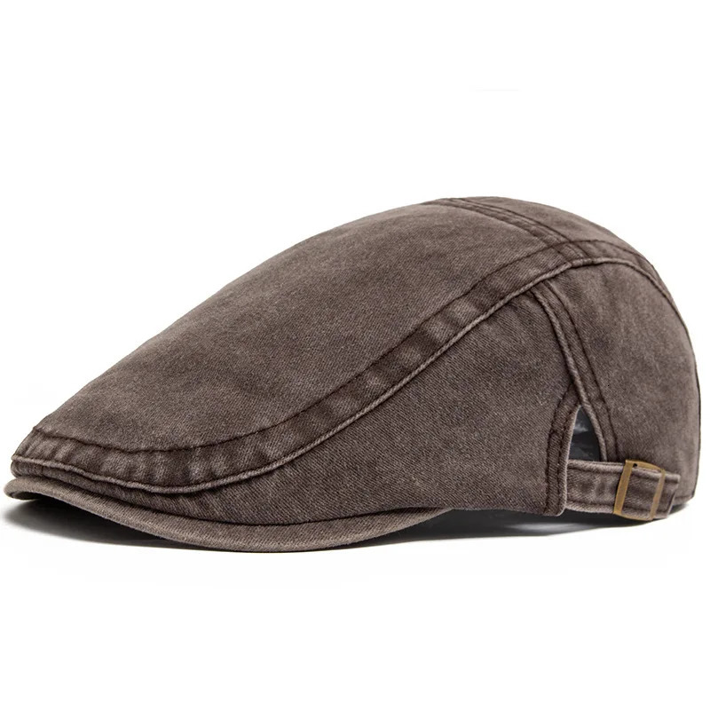 Vintage Painter Beret Unisex Fashion Flat Visor Cap Casual Autumn Retro Cotton Solid sboy Summer Hat Adjustable 250512