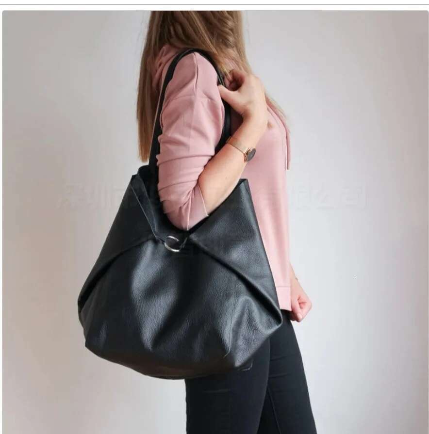 2025 Soft Pu Leather Hand Big Tote Retro Lady Shopper Purses Casual Over Large Women Shoulder Bags Designer Handbags