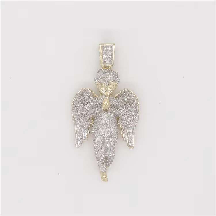 Jewelry Moissanite Diamonds Custom Necklace Pendant Initial Hip Hop 925 Silver Custom Pendant