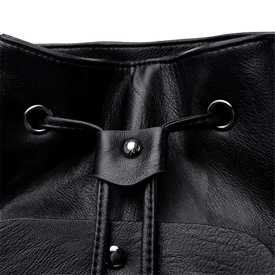 Bagpack Women Backpack Soft Leather Backpacks for Teenage s Female School Shoulder Bags for Women 2024 Mochila Sac Z250512