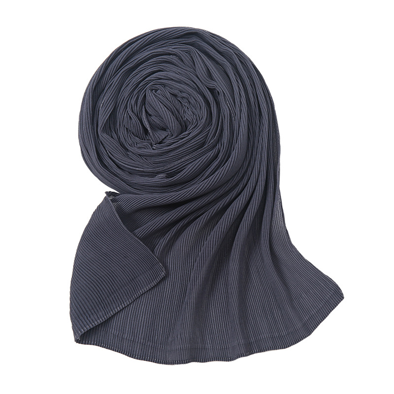 K701 Pure color dance scarf wholesale summer sun protection simple breathable ladies scarf long georgette warm beach towel