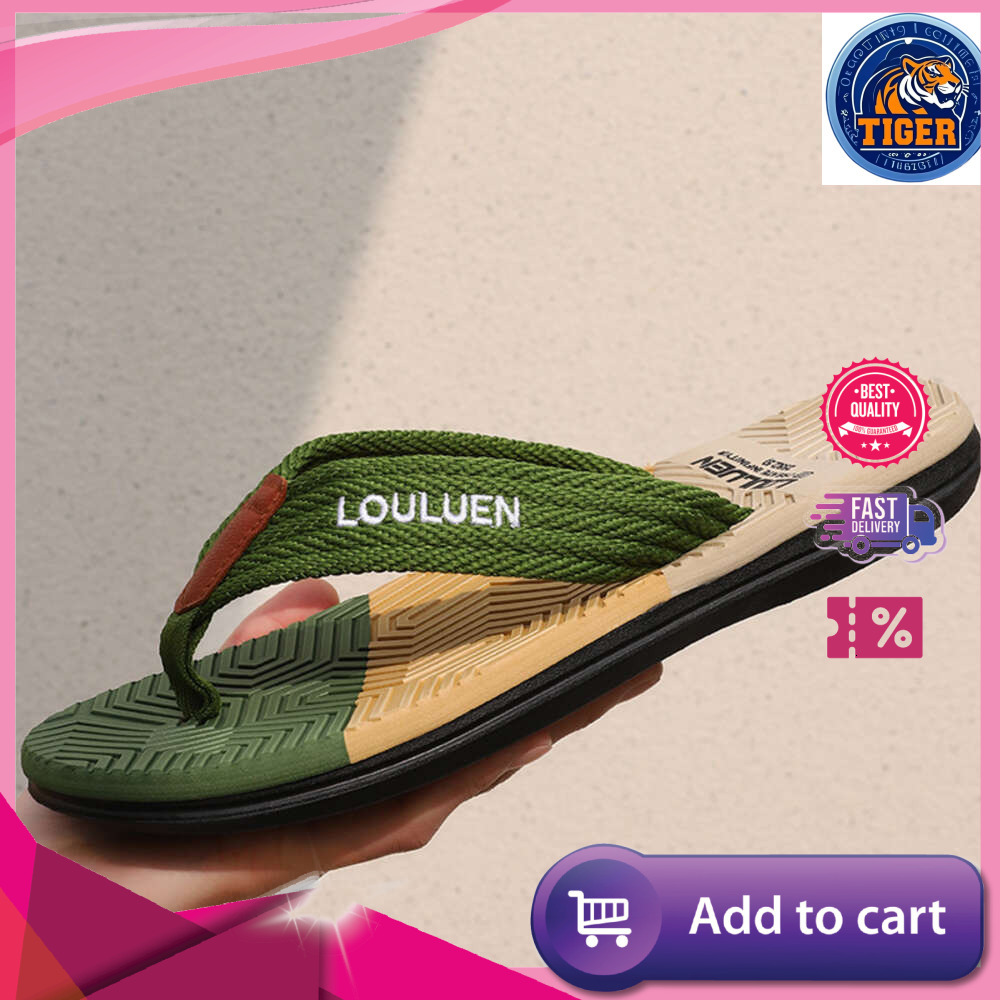 Ddmytiger Brand Flop Summer High Quality Non Slip Outdoor Beach Flip Flops Flat Fashion Casual Slippers Men Chinelo Masculino Outdoor Shoes
