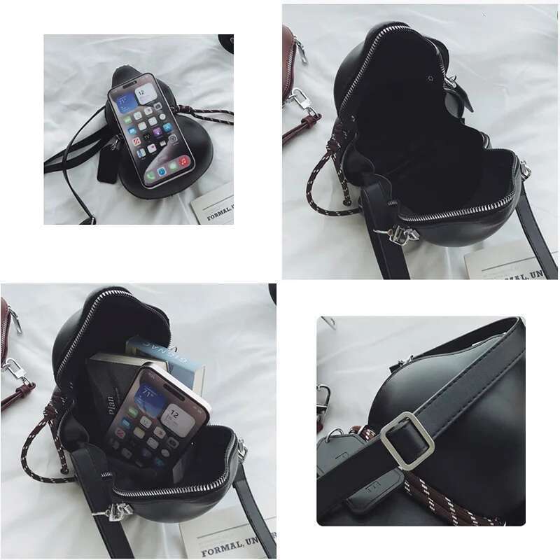 Crossbody Fashion High Quality Shoulder Bag Funny Niche Design Wine-Containing Gourd Personality Couple Bags For Women Man