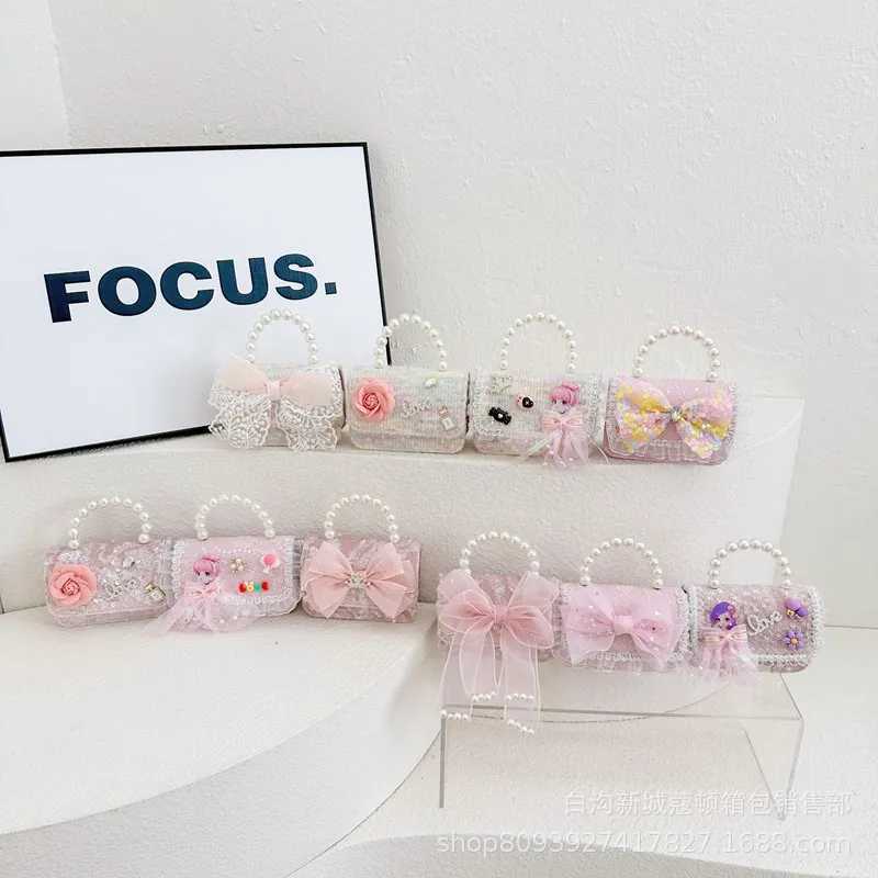 Accessory bag fashionable crossbody bag s pearl handbag princess handbag small fragrance style coin purse Z250512