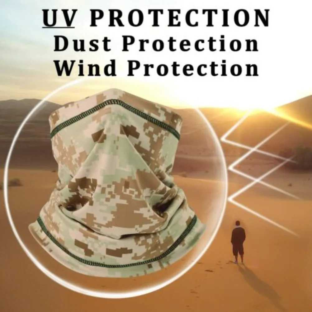 Tactical Face Mask UV Protection Neck Gaiter Bandana Military Cycling Hking Hunting Tube Scarf Motorcycle Head Hood Men WomenW250512