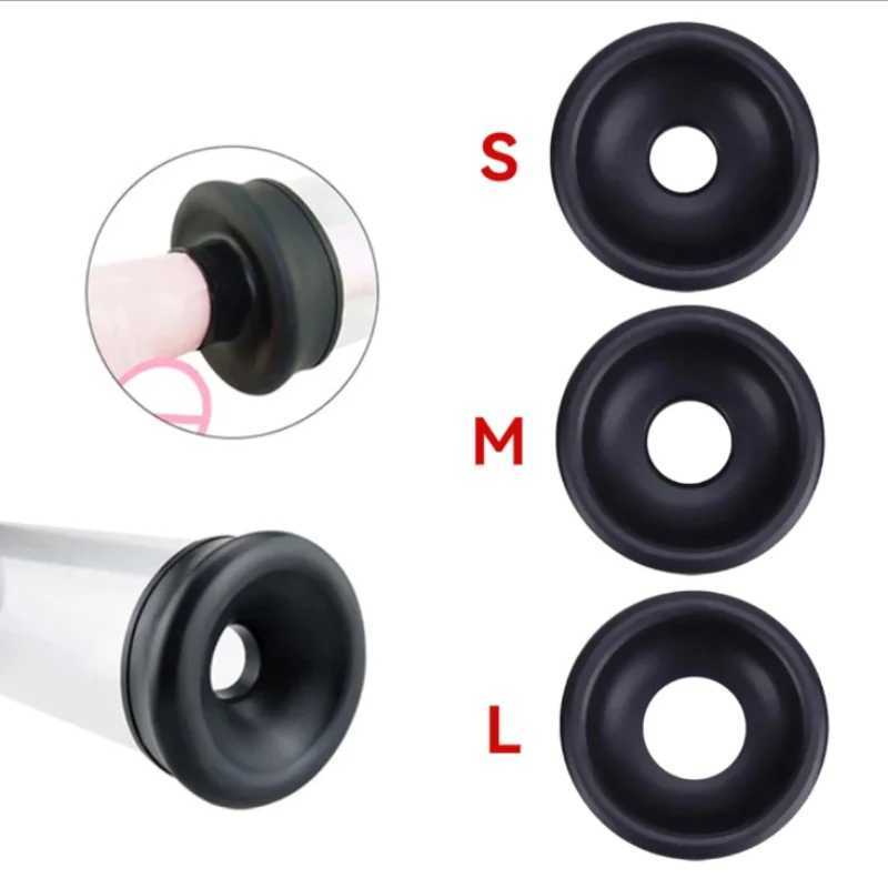 Silicone Penis Extension Accessories Penis Erection Extension trainer Male Masturbator Penis Rubber Cover Sealing Ring S W250512