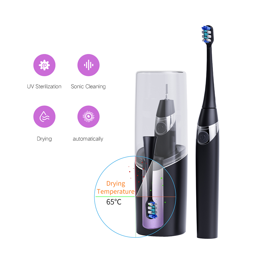 Factory Rechargetable Toothbrush Electronical Dental Clean UV Electric Toothbrush for Adults