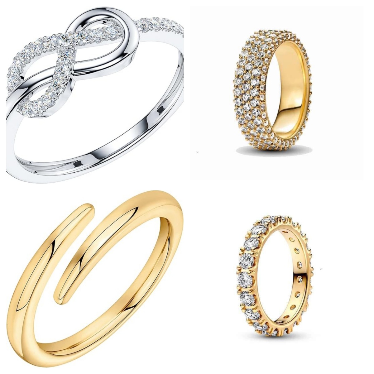 Luxury ring diamond rings moissanite plated love cubic zirconia rings woman mens 18K gold rise gold silver plated designer jewellry for wedding p