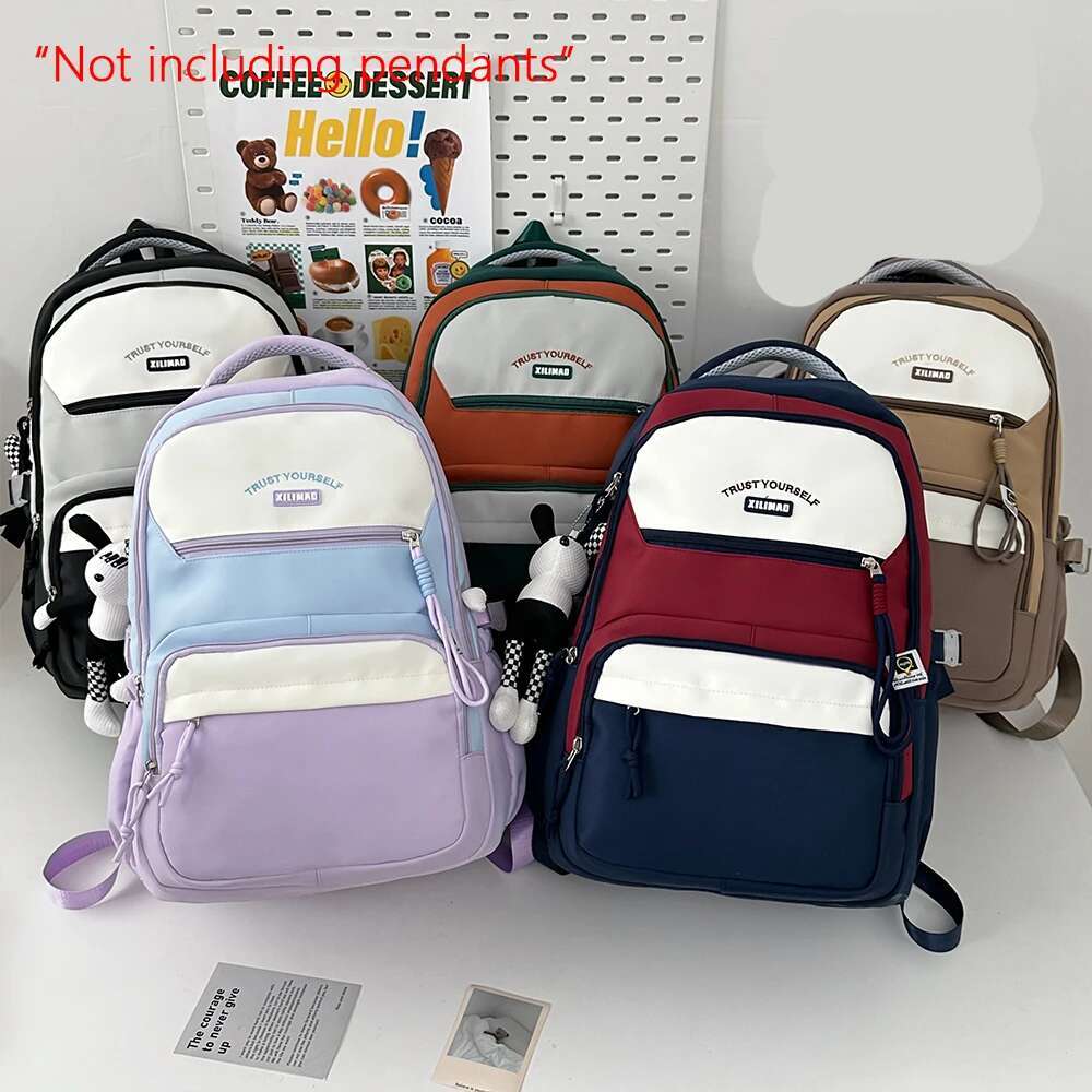 New with Large Capacity, Lightweight and Versatile, Student Backpack, Commuting Backpack